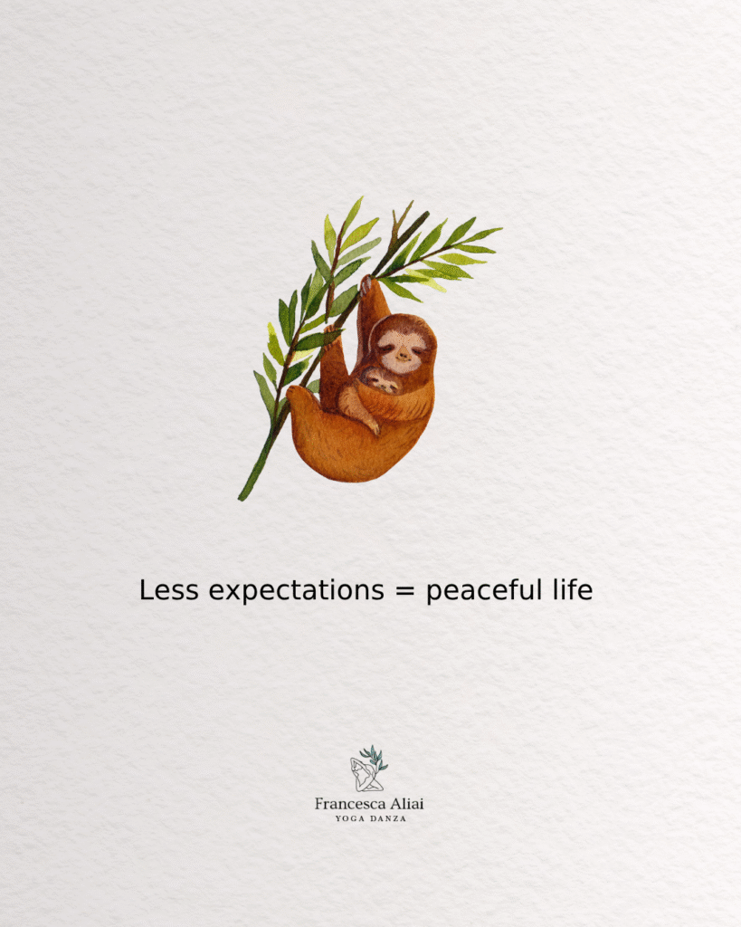 Less expectations = more peaceful life