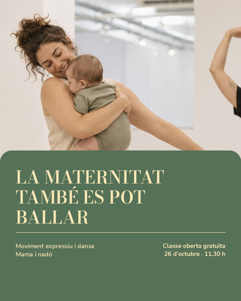 Curso de Movimiento expresivo y danza para Mamás y Bebés en el Refugi de les Mares, Barcelona